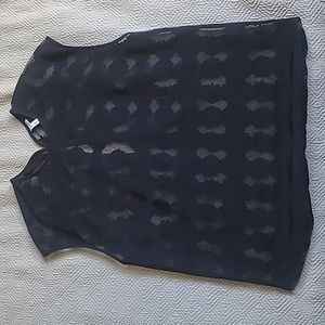 Black short sleeve top